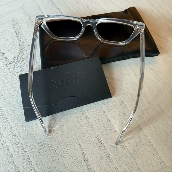 New QUAY Call The Shots 54mm Gradient Cat Eye Sunglasses - Picture 5 of 10